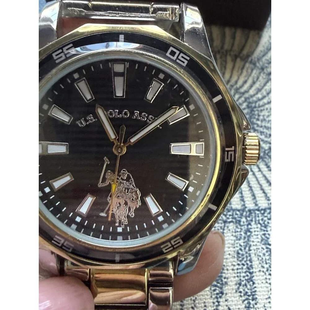 Us Polo Assn. Men's Watch Tri Color Face Usc80474kl New In Box